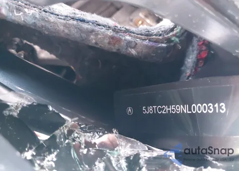 2022 Acura Rdx Technology Package z USA, uszkodzony, nr VIN 5J8TC2H59NL000313